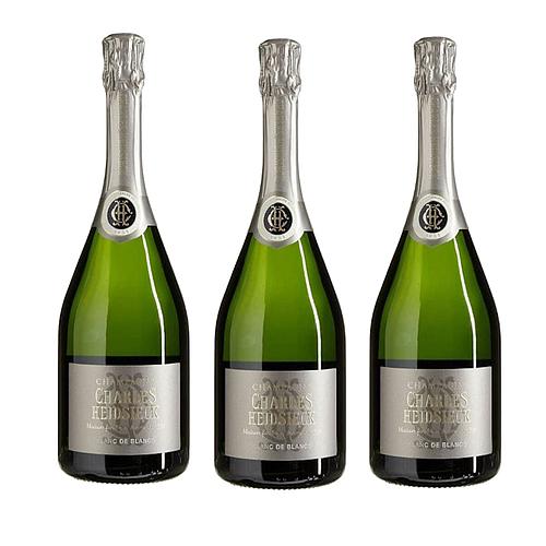 Photo de 3 champagnes Charles Heidsieck blanc de blancs