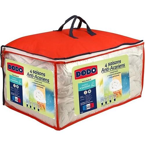 Photo de Couette 4 saisons anti-acariens - DODO - 220 x 240 cm - Blanc