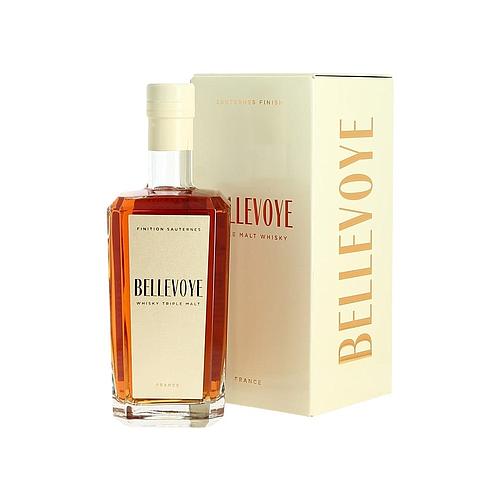 Photo de 1 Whisky Français Bellevoye Blanc Finition Sauternes, 40%, 70cl, en étui