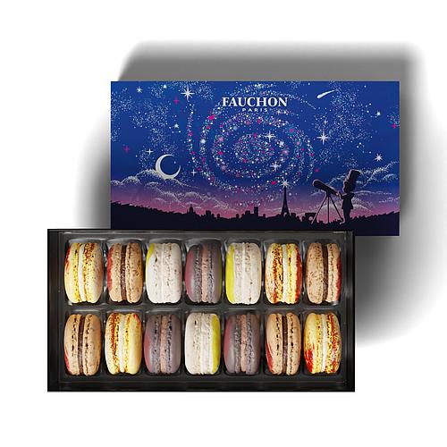 Photo de Coffret 14 macarons spécial Noël FAUCHON