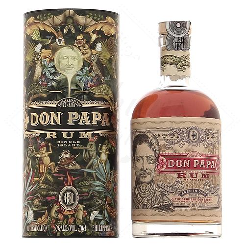 Photo de 1 vieux rhum Don Papa 7 ans, 40%, 70 cl, en étui