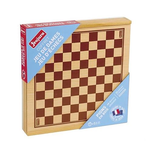 Photo de Coffret Jeux de Dames et Echecs - JEUJURA