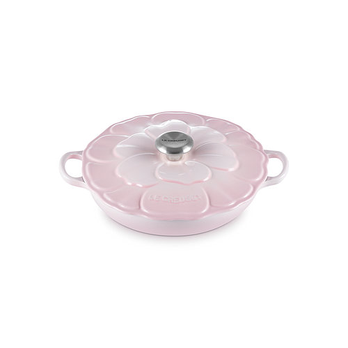 Photo de Faitout pétale 26 cm - LE CREUSET - Shell pink