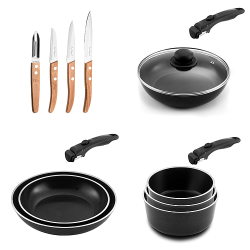 Photo de Batterie de cuisine - CUISINOX - 14 pièces