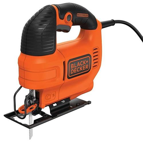 Photo de Scie Sauteuse Pendulaire Filaire - BLACK+DECKER - 520W - Vitesse Variable à la Gâchette