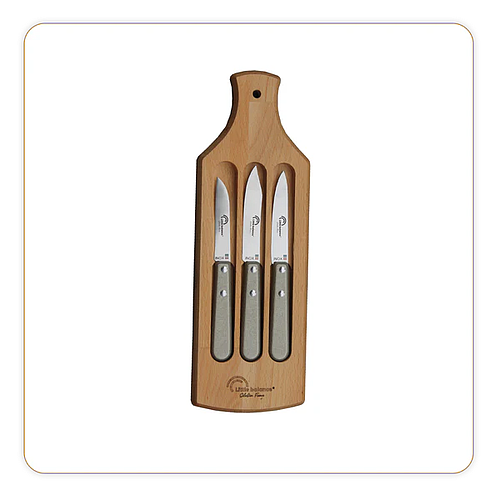 Photo de Coffret 3 couteaux office