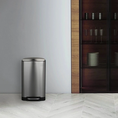 Photo de Poubelle à pédale - LES COLLECTORS - 30 l - Inox