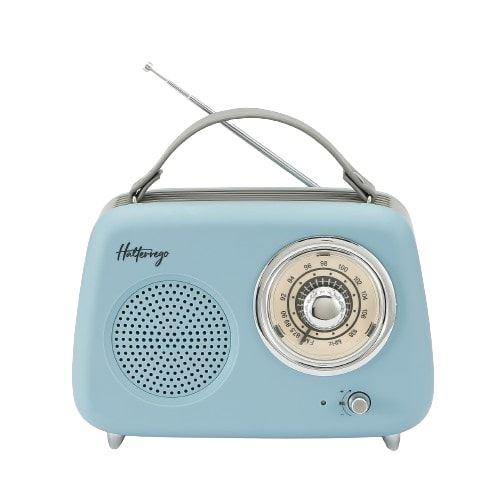 Photo de Radio rétro Bluetooth - Bleu gris