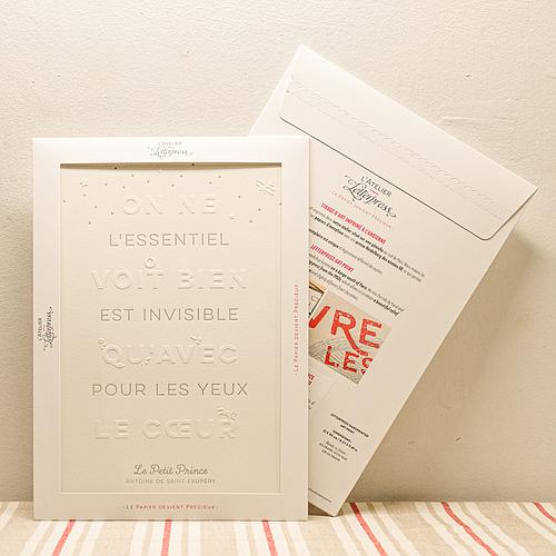 Photo de Affiche Letterpress Petit Prince