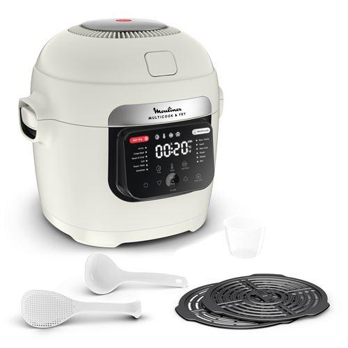 Photo de Mijoteur Moulinex Multicook & Fry MZ7311 1200 W Blanc