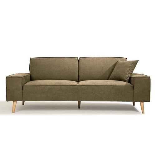 Photo de Canapé droit 3 places - Tissu Olive