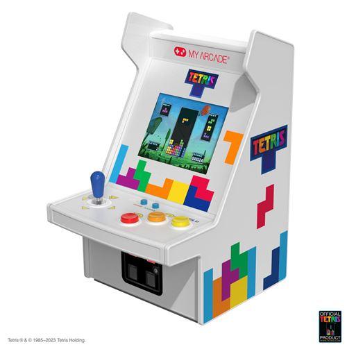 Photo de Console rétrogaming PRO Tetris Blanc et Bleu