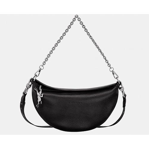 Photo de Sac Bandoulière S Smile Cuir noir - Lonchamp