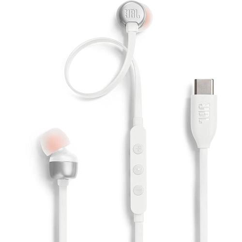 Photo de Ecouteurs filaires JBL - USB-C - Blanc