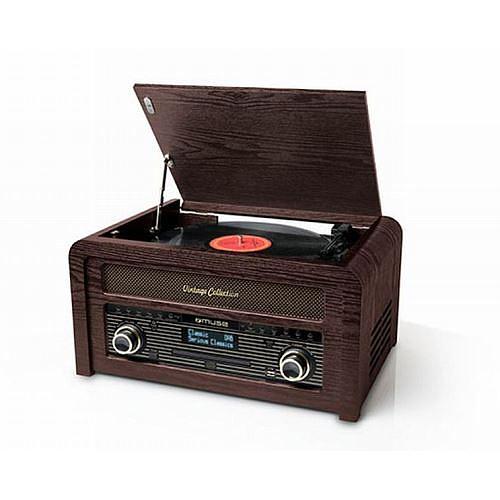 Photo de Micro-système CD muse bois avec platine vinyle