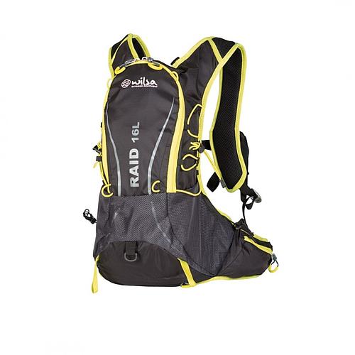 Photo de Sac à dos sportif noir et jaune 16 L