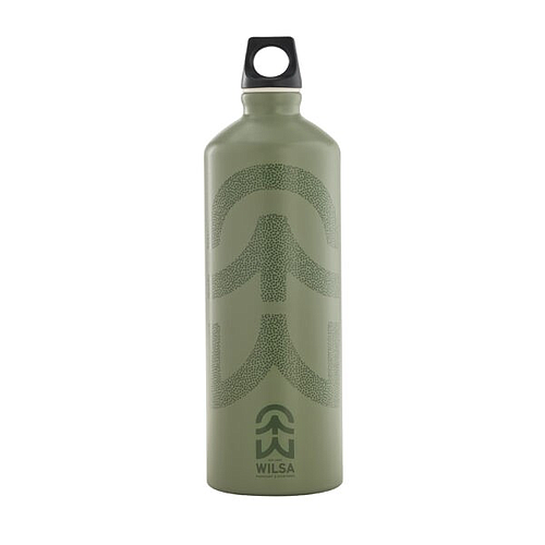 Photo de Gourde aluminium - vert kaki 1L