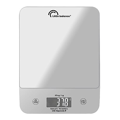 Photo de Balance de cuisine argenté - 10 kg