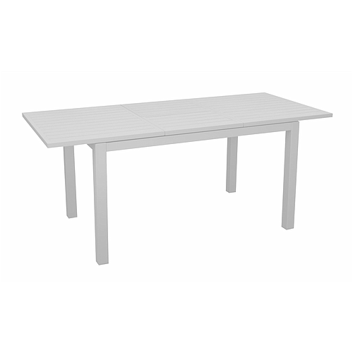 Photo de Table de jardin extensible - blanche