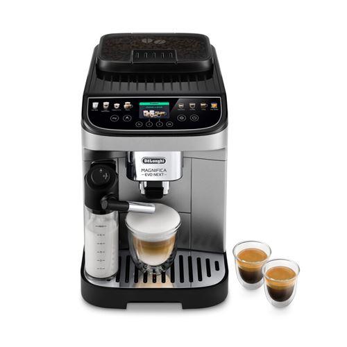Photo de Expresso avec broyeur argent et noir - DELONGHI