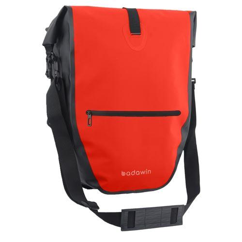 Photo de Sacoche de vélo imperméable - rouge