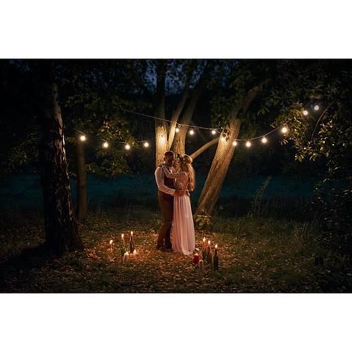 Photo de Guirlande lumineuse LED - blanc chaud
