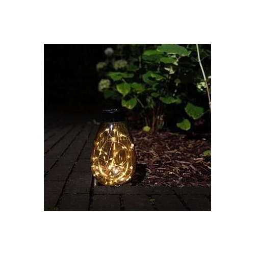 Photo de Lanterne solaire - métal noir