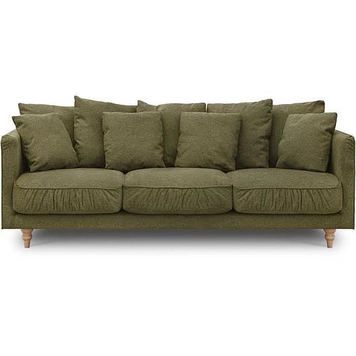 Photo de Canapé fixe 4 places - Tissu vert