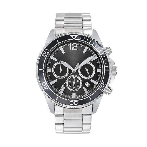 Photo de Montre multifonction pour homme - boîtier acier 44 mm
