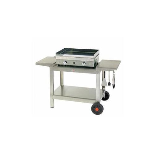 Photo de Chariot pour plancha - inox