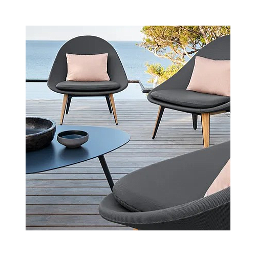 Photo de Fauteuil bas - anthracite - FERMOB