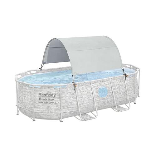 Photo de Auvent pour piscine hors-sol