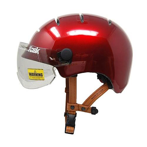 Photo de Casque vélo et trottinette - rouge bordeaux - taille L