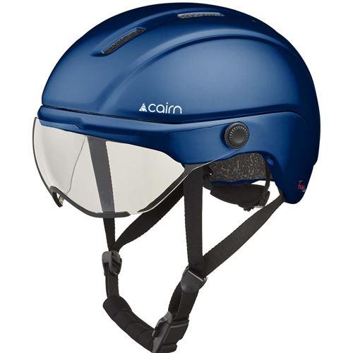 Photo de Casque vélo avec visière - taille L - bleu