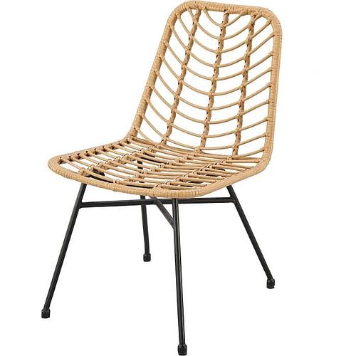 Photo de Lot de 2 chaises de jardin beige