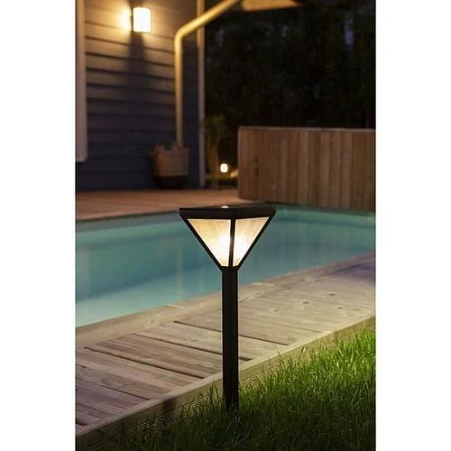 Photo de Lanterne solaire inox verre - GALIX