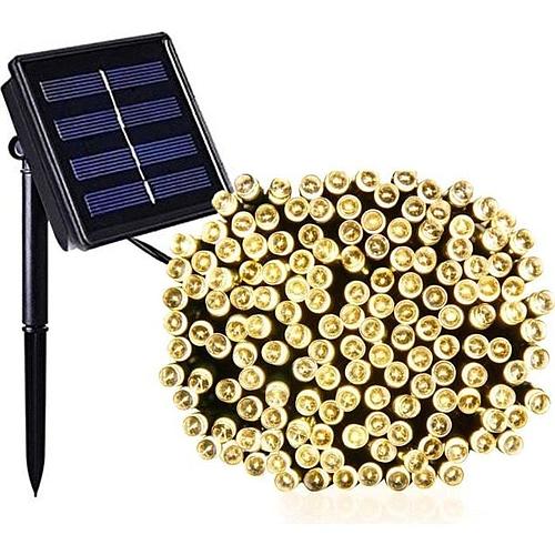 Photo de Guirlande lumineuse solaire - blanc chaud