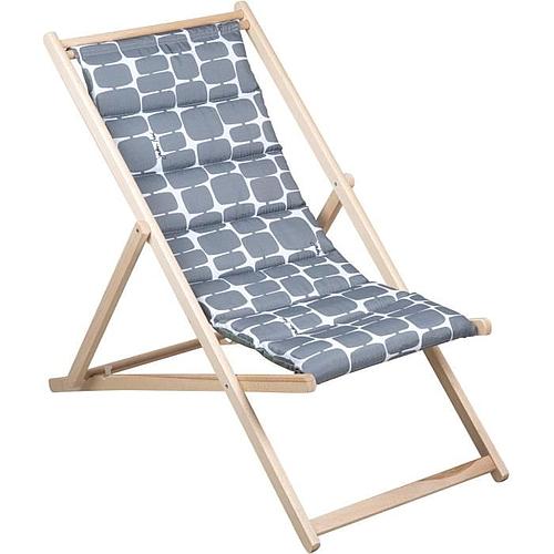 Photo de Chilienne matelassée - gris beige - JARDIN PRIVE