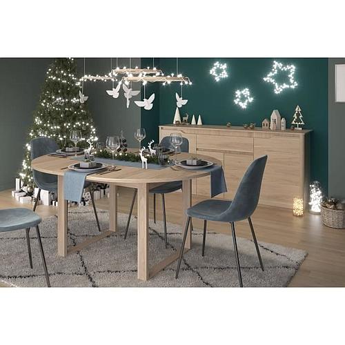 Photo de Ensemble buffet et table ronde extensible - PARISOT