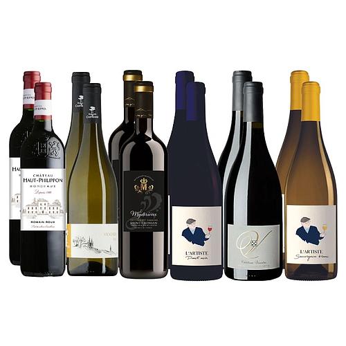 Photo de Coffret première cave à vin 12 bouteilles