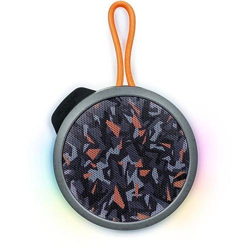 Photo de Enceinte  ronde - gris orange