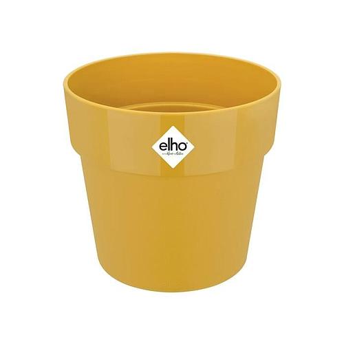 Photo de Pot de fleur  Rond - jaune - diamètre : 30 cm