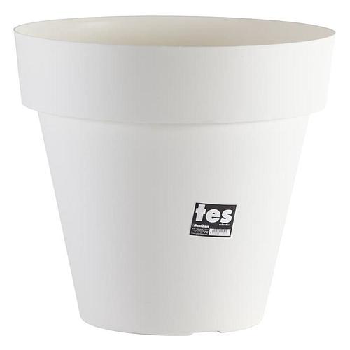 Photo de Pot de fleurs rond - Blanc - diamètre : 48 cm