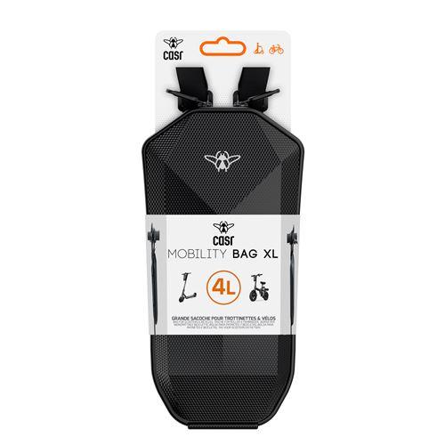 Photo de Sacoche pour trottinettes et vélos -Taille XL 4L - Noir