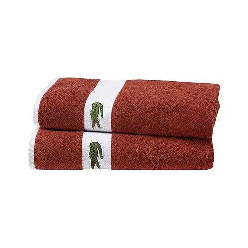 Photo de Duo draps de bain - 100 % coton biologique - LACOSTE