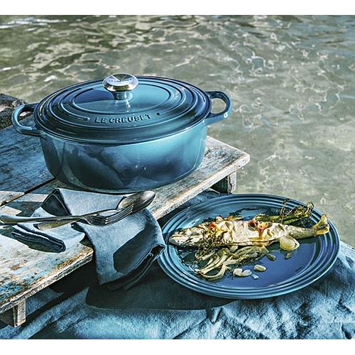 Photo de COCOTTE EN FONTE BLEU LE CREUSET® 31 CM