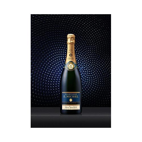 Photo de 12 BOUTEILLES DE CHAMPAGNE E.MICHEL BRUT RÉSERVE 75cl