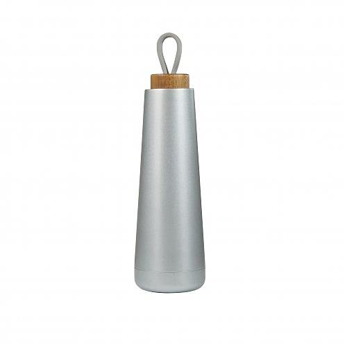 Photo de BOUTEILLE ISOTHERME EN INOX ET BOUCHON BOIS