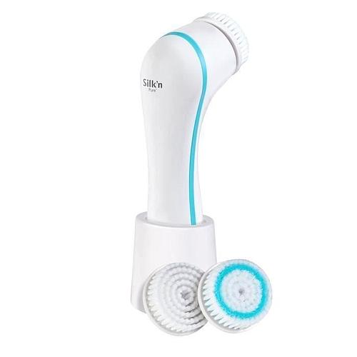 Photo de BROSSE NETTOYANTE VISAGE - SILK'N - PEAUX MIXTES ET SENSIBLES