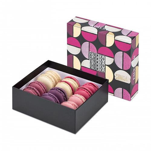 Photo de Assortiment décilieux de 12 macarons FAUCHON